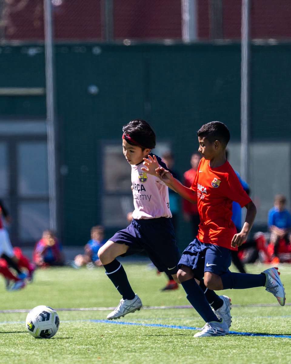 💙❤️ Our first games pictures right here!!  
😍#BarçaAcademyWorldCup 
FULL GALLERY bit.ly/3ZDTykb