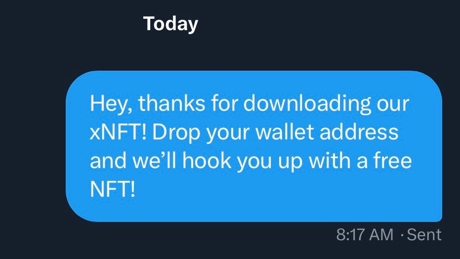sportinglabs's tweet image. Want a completely FREE NFT?? (No gas fees 😏)

Just like + rt this post, download our xNFT from @xNFT_Backpack, and make a post about it!

Be sure to tag us for a chance to get this DM 📨