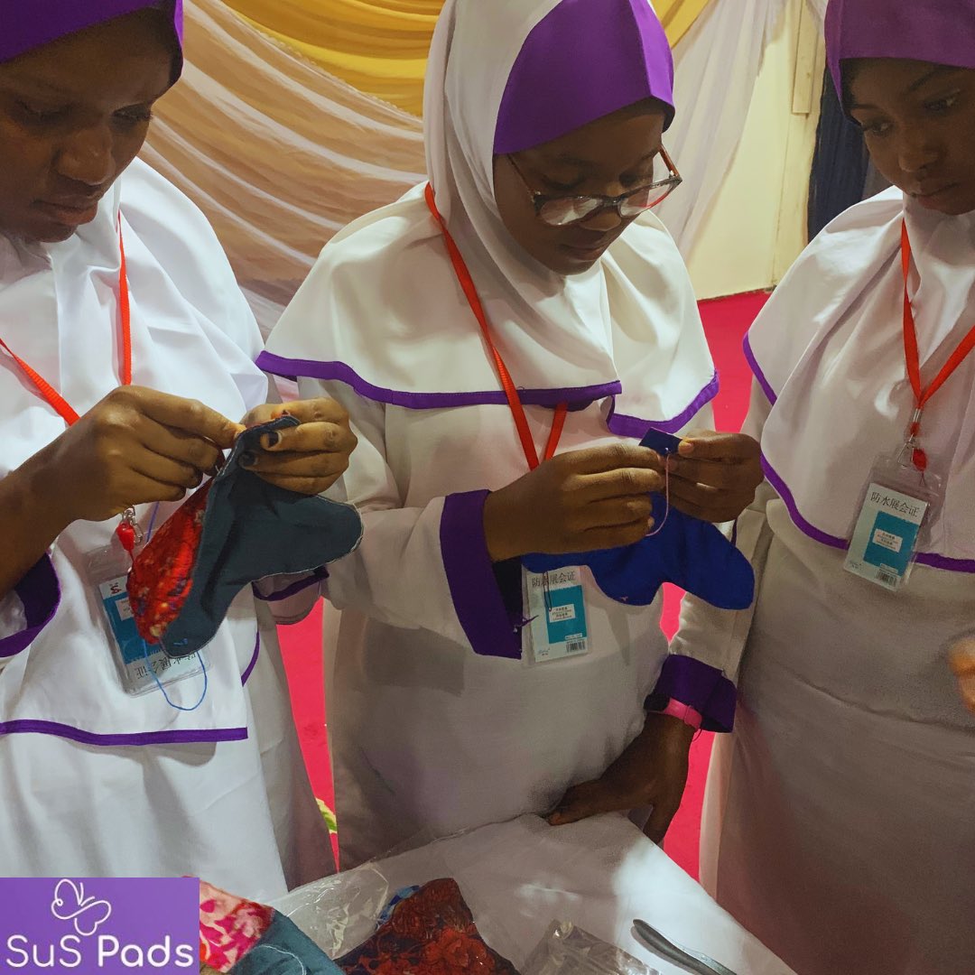 SuS Pads educate girls from low-income homes about menstrual hygiene management, sexual and reproductive health, and also train them on how to make their own reusable menstrual pads to alleviate period poverty.
 #menstrualhealth #reusablepads #ecofriendly #mhm