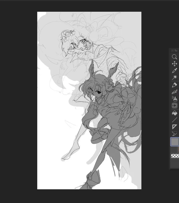 Millie and Enna WIP 