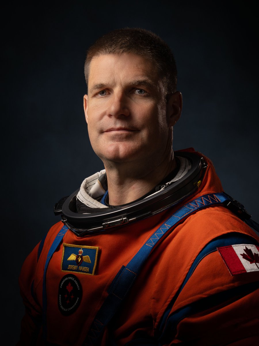 Representing the @csa_asc on #Artemis II to the Moon is @Astro_Jeremy, from London, Ontario. Jeremy Hansen was a fighter pilot before joining CSA, and currently works with NASA on astronaut training and mission operations. This will be Hansen’s first mission in space.