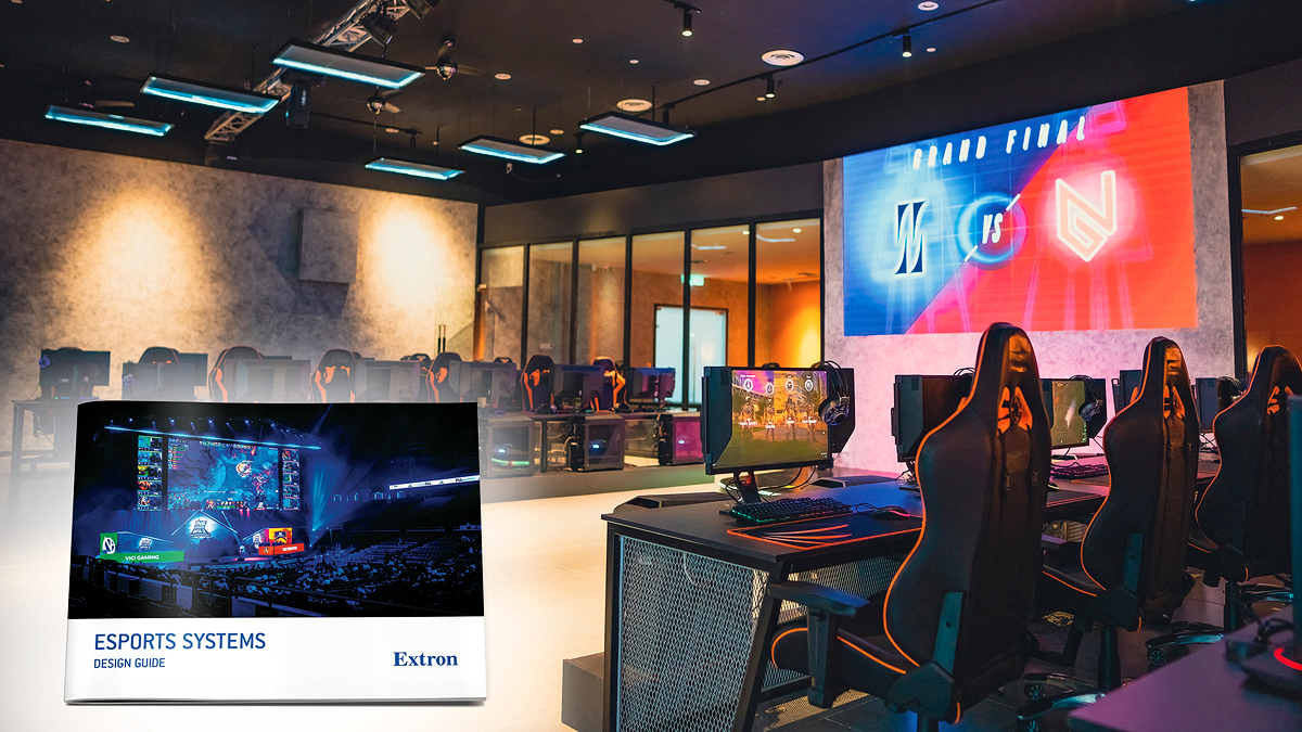 Want an AV system that enhances your esports experience?
Our full range of products and technologies can help you create future-proof designs to keep up with the evolving demands of gaming systems.

Learn more: ow.ly/unwP50NyPta

#ExtronTechnology #AVTweeps #ProAV #Esports