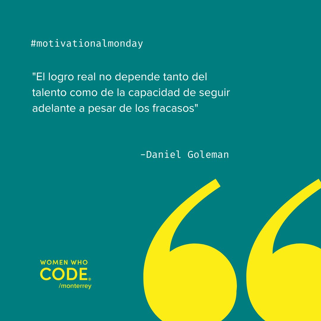 techfemmty's tweet photo. #MondayMotivation
Feliz lunes👏!
#womenwhocode #Monterrey #wwcodemty #wwcodelatam #YesWeCode #womenintech #mujeresentecnologia https://t.co/sxlVzltLsX