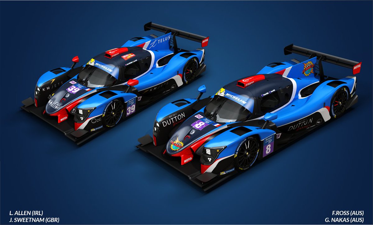 GraffRacing's tweet photo. Announcement time! 🚨
We are pleased to announce our line-ups for the 2023 @LeMansCup season:

#8 - George Nakas 🇦🇺 &amp; @FraserRossR 🇦🇺
#39 - James Sweetnam 🇬🇧 &amp; @luccaallen123 🇮🇪

Full story 👉 https://t.co/xAt0JaupP3

#LMC https://t.co/rYVjFrKH1y