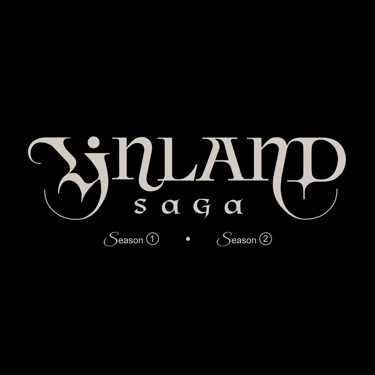 ROBOTKAO's tweet photo. Vinland Saga typography experiment for the masterpiece available on @NetflixFR  - @V_SAGA_ANIME https://t.co/Vg7iH7vnfb