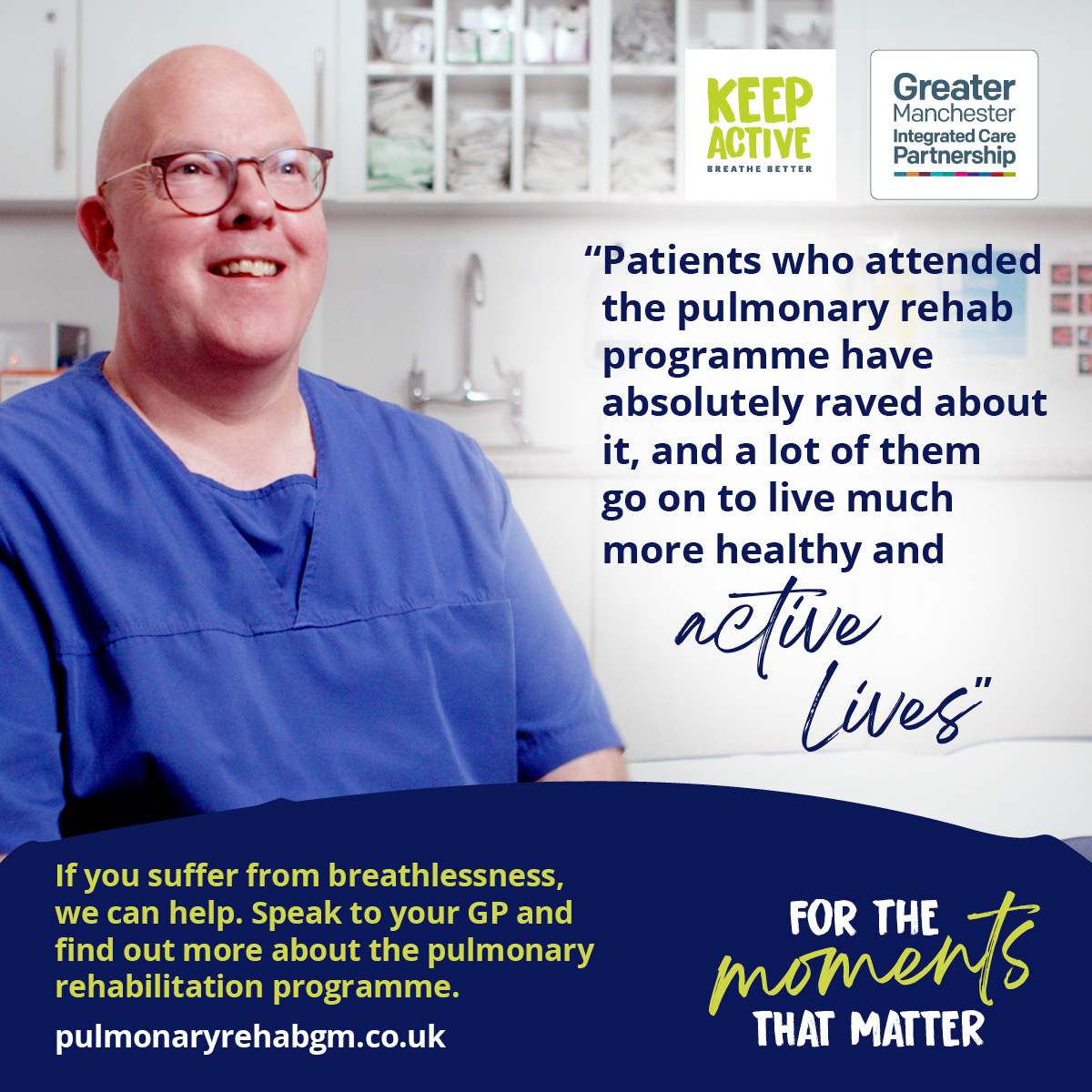 GMEC_SCN's tweet photo. Is breathlessness affecting your life? Speak to your GP about pulmonary rehabilitation – exercise classes held near you which can boost your confidence, as well as your physical and mental health https://t.co/b4R4srQOsL https://t.co/r8hLb7XlTk