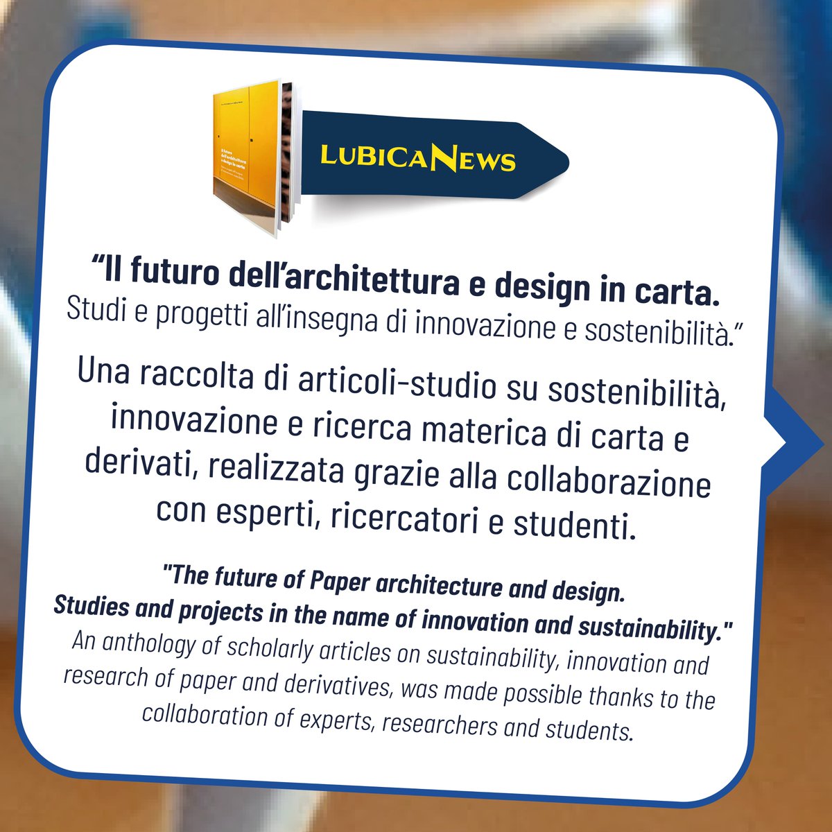 LuccaBiennale's tweet photo. 🇬🇧The new #LubicaLetter - &amp; news - for April is out and it is called "the journey of creativity." We talk about #paper, the leading character among #Easter, #traditions and #creative recycling. If you have not yet subscribed to the newsletter do it now (link in bio) https://t.co/0O6d97gPRd