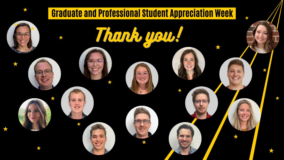 Thank you to our fantastic graduate students for everything you do!