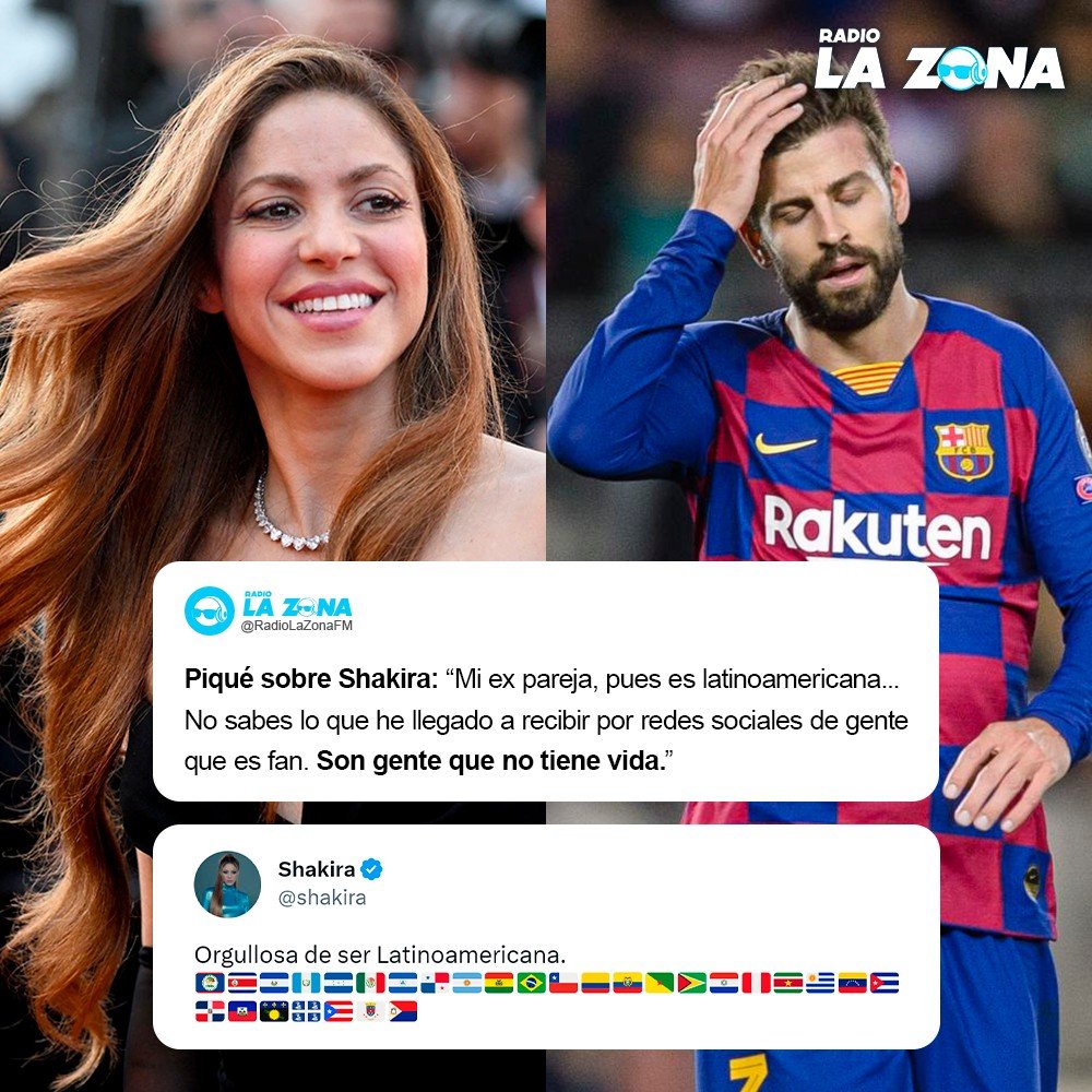 ¡#Shakira hundió a #Piqué con esta respuesta!
 
Días atrás, el futbolista afirmó que está siendo atacado por fans de la colombiana, insinuando que como ella es latinoamericana, sus seguidores no tienen nada mejor que hacer y esta fue la contundente respuesta de Shaki.