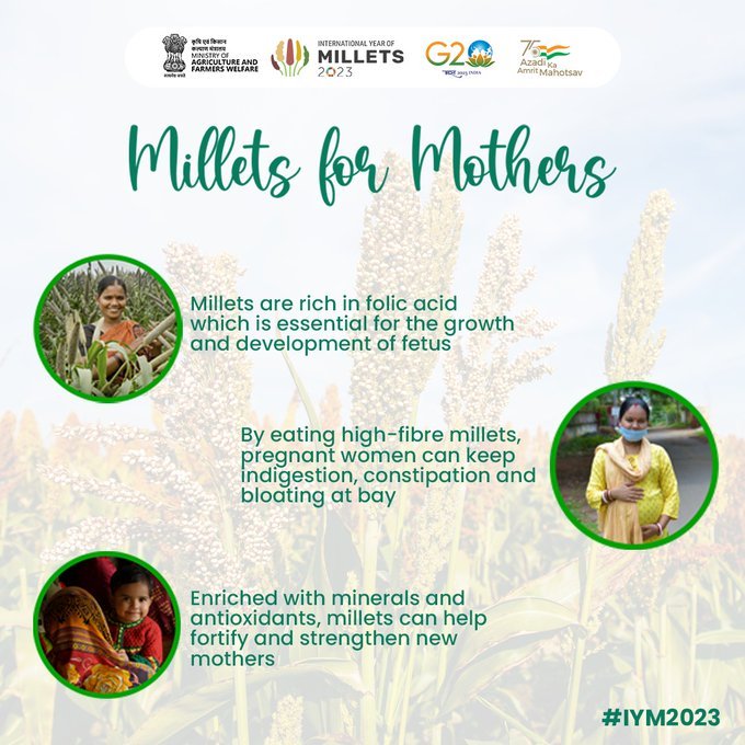 Eastern Railway on Twitter "Millets have various benefits for pregnant