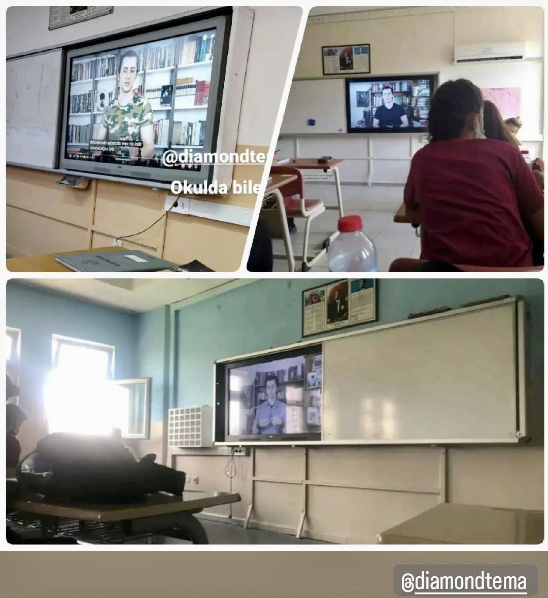 ErdemOzveren571's tweet photo. "Diamond Tema" isimli Kanal ile
Ateizm ve Deizm'e Yönelik Videolar
Çeken, Olmayan Din ve Tarih Bilgisi
İle ilkokul Çocuklarının Zihnini Bulandıran Bu Kişinin Videolarının,
Milli Eğitime Bağlı Okullarda , Derste
Çocuklara İzlettirildiği Gözlemlendi.

@tcmeb - @TC_icisleri - @suleymansoylu (Paylaşalım ⚠️)