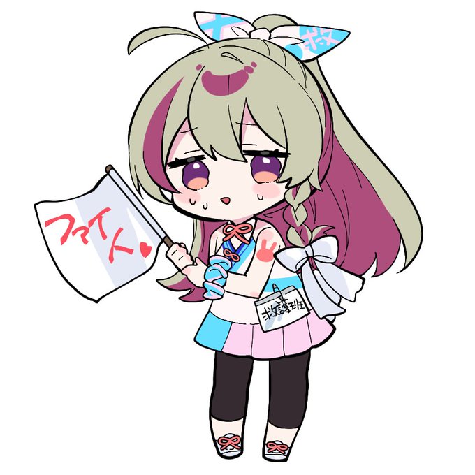 真ん中の美少女は誰だ?という声があったので。真ん中は救護班の兎です。 