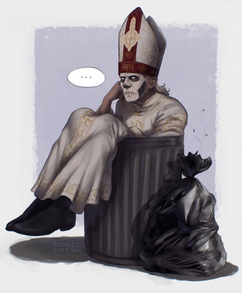 Somebody take the trash out 
#thebandghost #ghosttwt #papanihil