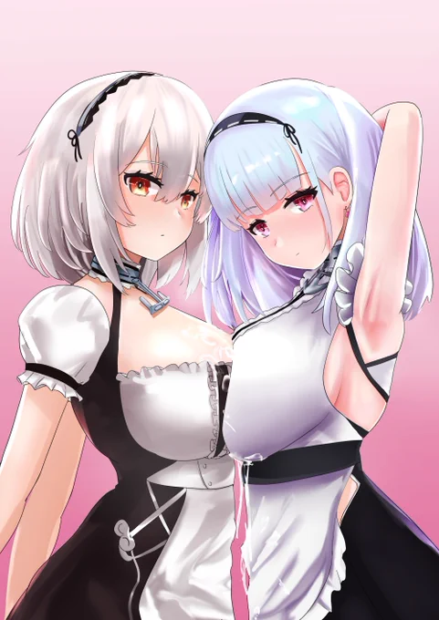 3年前に描いたシリアスとダイドーを加筆しました#アズールレーン 