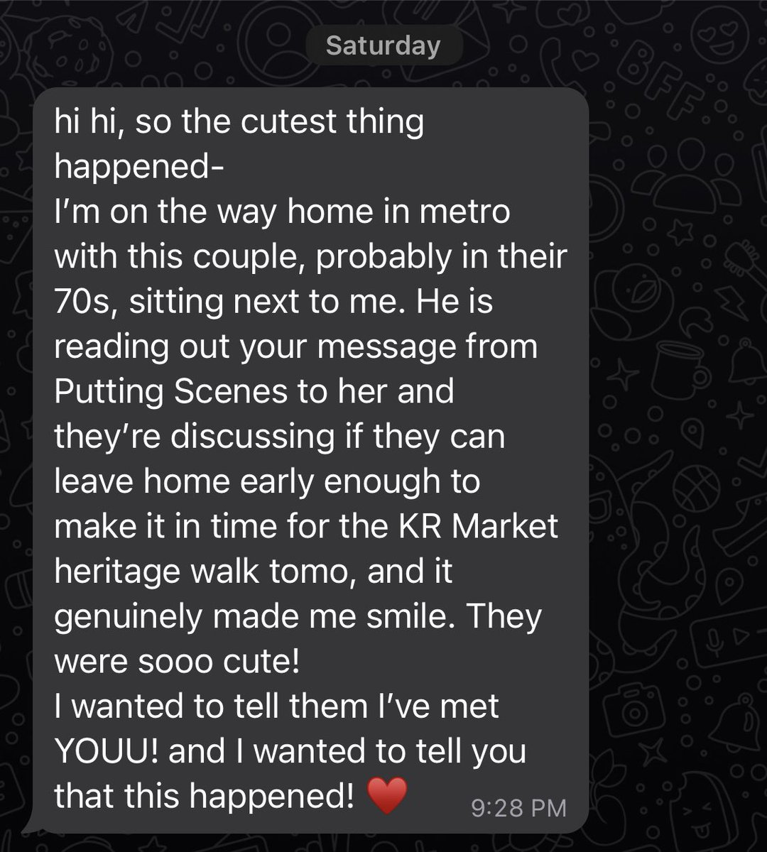 may / may not have cried a bucket after reading this 🥺