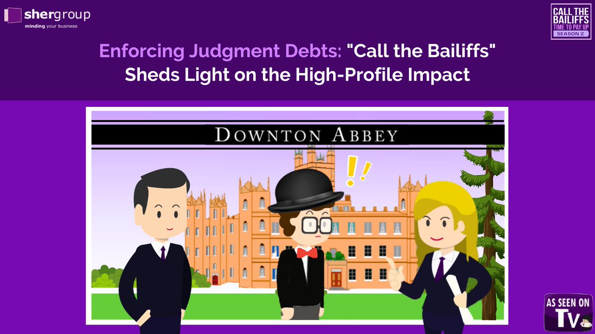 Shergroupchat's tweet image. Even Dukes aren't immune to judgment debts! 💰 Watch "Call the Bailiffs" Season 2 Episode 6 at 1ad.biz/s/Ptz9y to see how even stately homes can be subject to a Writ of Control. #writofcontrol #enforcement #judgmentdebt #callthebailiffs #shergroup