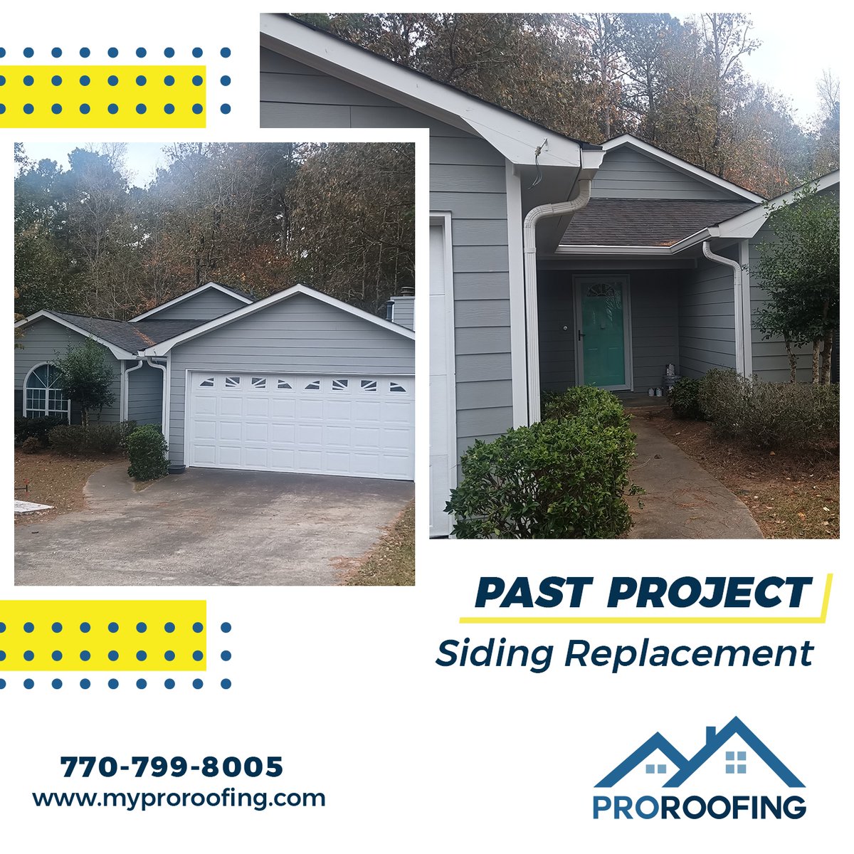 MyProRoofing's tweet photo. 🤩 Past project photos 🤩 

Get your free estimate today! 

• Roofing 
• Siding
• Gutters 
• Exterior Painting
• Windows
• Skylights
• Attic Insulation 

Over a decade of experience providing outstanding home improvement services to homeowners in the Metro Atlanta area.... https://t.co/hEPdSlJ4JR
