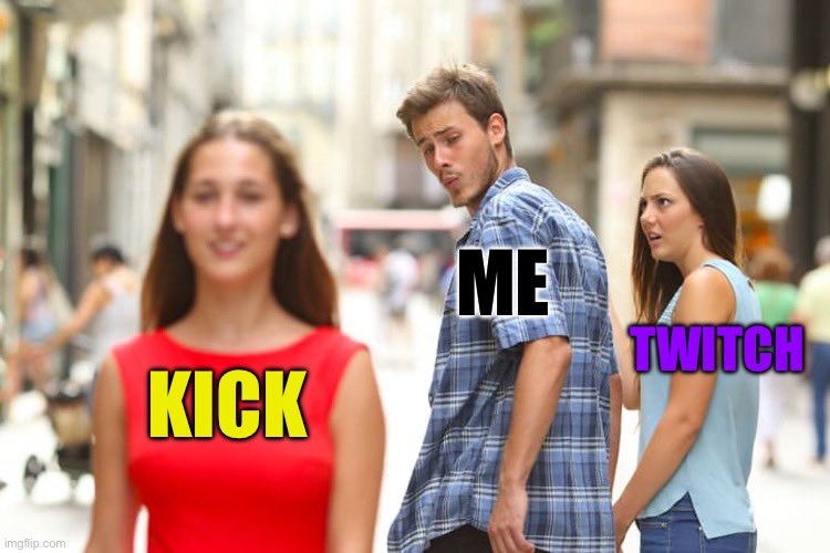 LetAlexGame's tweet photo. Me seeing some of my favourite streamers making moves https://t.co/gnTDZCOK8R