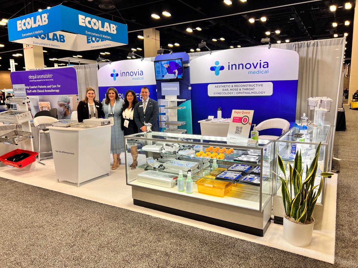 InnoviaMedical's tweet photo. Just two days left at @aorn Global Surgical Conference & Expo in San Antonio, TX! Be sure to visit us at Booth #901 to check out our premium sterile processing essentials. We can't wait to meet with you!
#AORNSanAntonio #sterileprocessing #innovation #InstruSafe #InnoviaMedical https://t.co/DoW2uaaOrS
