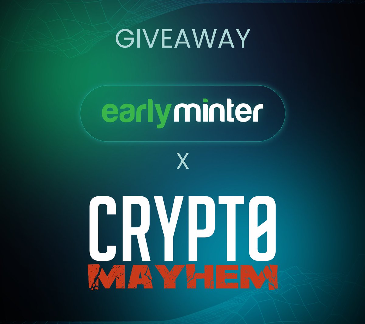 🎁 GIVEAWAY 🎁

Price: $100 for 10 people

Rules: Follow <a href="/CryptoMayhem_io/">Crypto Mayhem</a> 
- RT, Like and Tag 2 friends

Every comment with a tag counts as entry. The more entry’s the higher your winning chances.