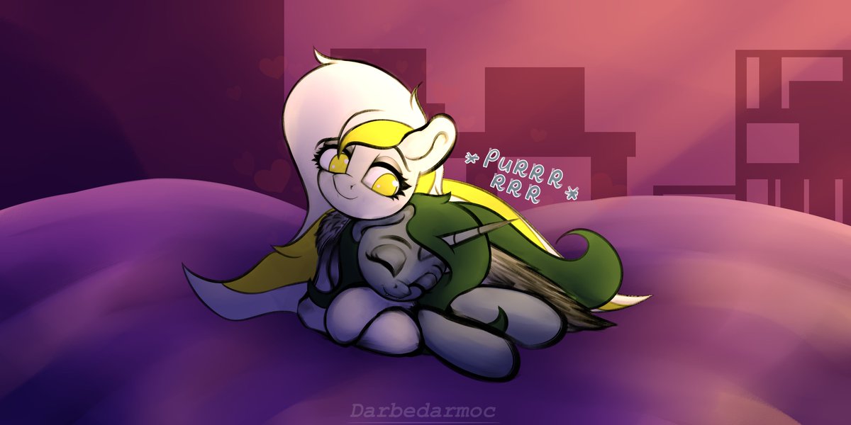Darbedarmoc's tweet photo. Sleeping under @LuDekard's wing ~

#sfw #mlp #art #pony #brony #MLPFiM #commissionopen #mylittlepony #oc https://t.co/Il8nYSWYga