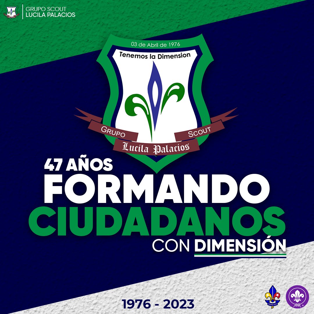 GSLucilaP's tweet photo. ¡Feliz 47° Aniversario a esta gran familia! 🥳💚💙🤍. Sigamos construyendo este legado, creciendo juntos y llevando adelante nuestros valores y enseñanzas⚜️ https://t.co/GWcvpvdwcz