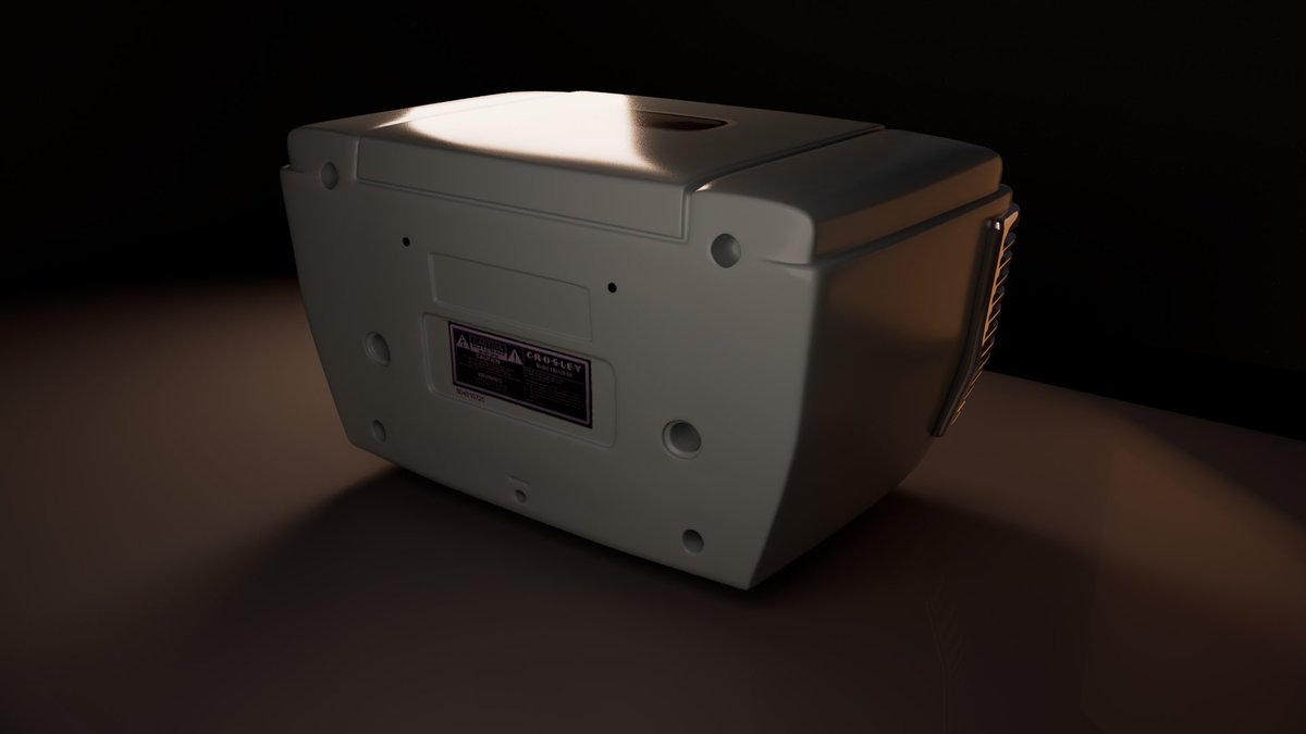 gib_oli's tweet image. Baby’s first subdivision model 📻 ✨ 

UV mapping still hurts my brain… :’)
#Maya #digitalmodeling