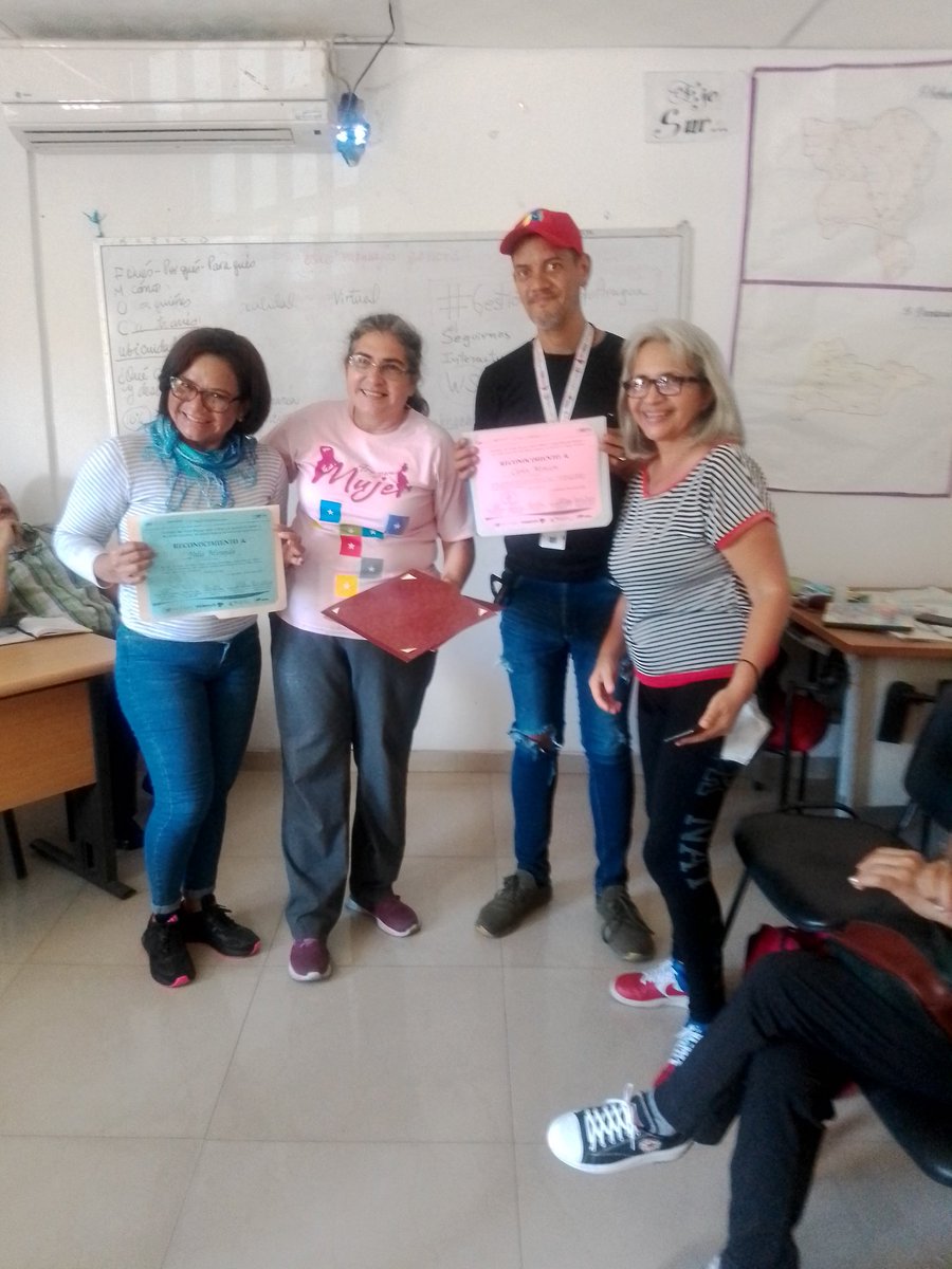 #GestionDeGeneroAragua. Mil bendiciones a todos el colectivo de hombres y mujeres que hacen posible la revolución bolivariana