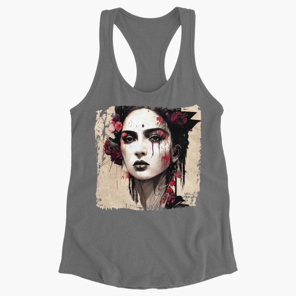 SportTreasures's tweet photo. Gothic Style Racerback Tank - Creepy Tank - Artwork Workout Tank #sportsoutdoors #kasut https://t.co/fqWFYGzOQ7 https://t.co/kh4jK4UGaW