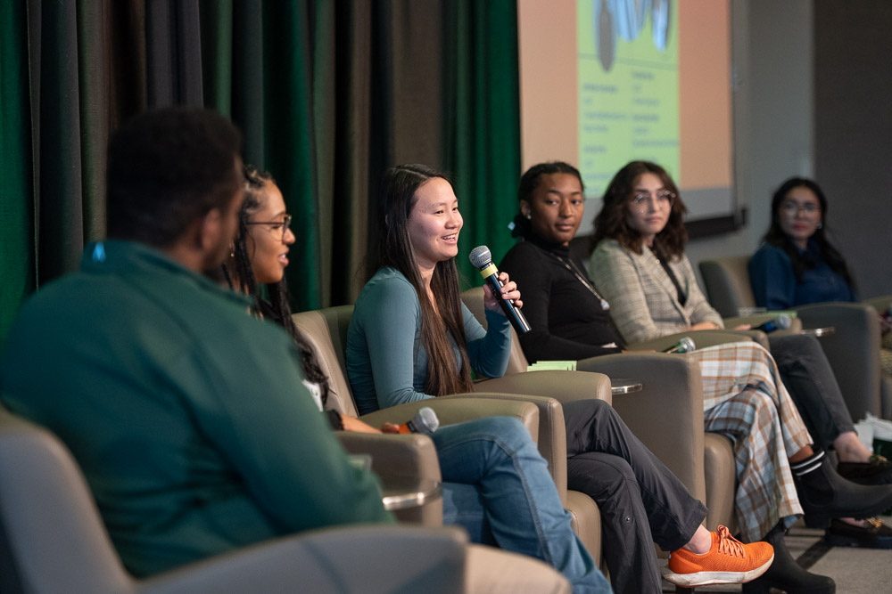 ColoradoStateU's tweet photo. Thank you and 📣 out to our incredible students who presented their research at the 2023 MURALS (Multicultural Undergraduate Research Art and Leadership Symposium) at CSU.   Some 📷 highlights from the event https://t.co/KwLG74QvhS