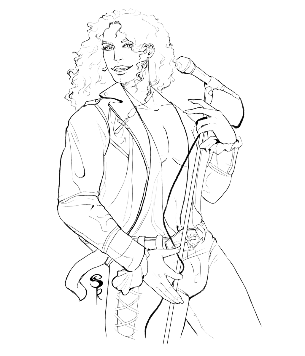 SvetlaCreates's tweet photo. 80s glam rock Lestat anyone? Had a lot of fun drawing his rockstar big hair. #itwv #InterviewWithTheVampire https://t.co/Gf1ojPfNSK