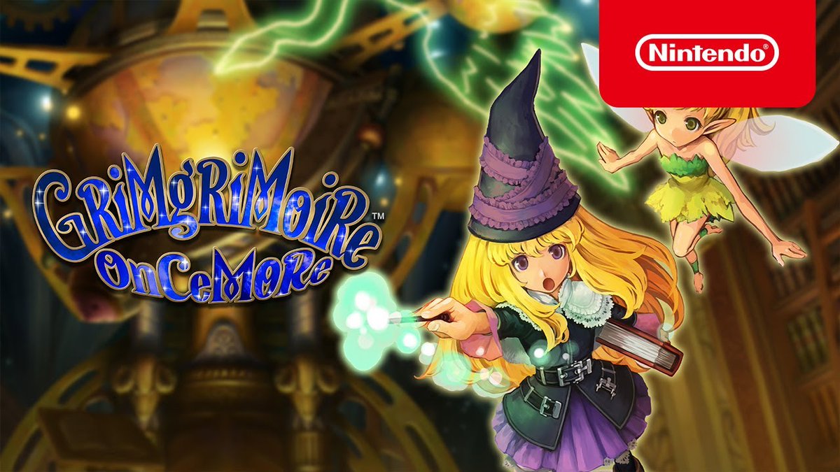 NinWire's tweet photo. Just a reminder: GrimGrimoire OnceMore is bringing its gorgeous strategies to Switch tomorrow, April 4th. https://t.co/Z4CxuS5NMa https://t.co/9HbuoY24IA