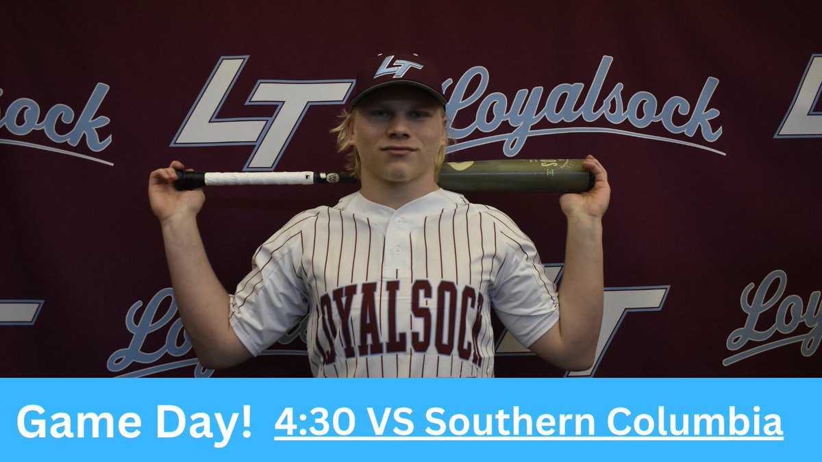It's a beautiful day for a baseball game! The Lancers are home @ 4:30 vs Southern Columbia.