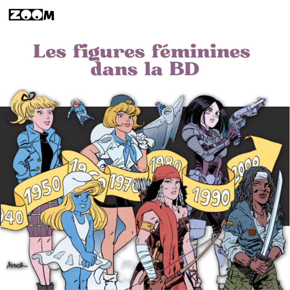 zoolemag's tweet image. #THREAD en image : LES FIGURES FÉMININES DANS LA BD 👇

#bd