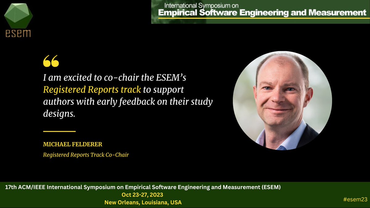 ESEM Conference tweet media