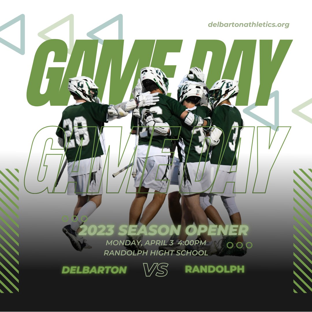 Delbarton Athletics (@delbartonsports) on Twitter photo GAME DAY!
<a href="/DelbartonLax/">Delbarton Lacrosse</a> is back! The Green Wave open the 2023 season today against Randolph. Game time set for 4pm from Randolph HS. #calledtovictory GAME DAY!
<a href="/DelbartonLax/">Delbarton Lacrosse</a> is back! The Green Wave open the 2023 season today against Randolph. Game time set for 4pm from Randolph HS. #calledtovictory