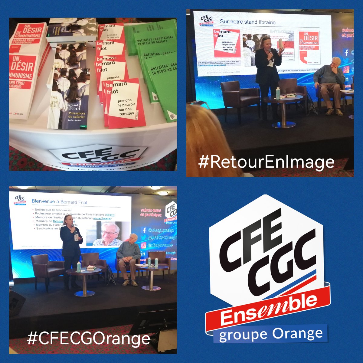 CFECGCOrange's tweet photo. #Endirectlive Bernard #Friot, @FanFriot, sociologue et économiste, professeur émérite à l’ @UParisNanterre nous explique pourquoi la #Retraite doit être vue comme une continuation du #Salaire
#Séminaire #CFECGCOrange https://t.co/GbJ6ANQWos