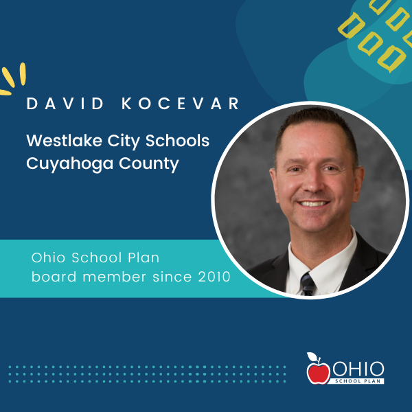 Spotlight.
"It gives me a greater sense of comfort knowing that our school district is protected against loss through an insurance plan tailored to our district’s needs."
- Dave Kocevar, Ohio School Plan board member since 2010.
#ohioschoolplan #OSPspotlight