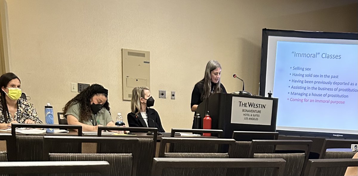 TXSTHistory's tweet photo. SIX members of the History Department attended #OAH2023 in LA. Drs. @TomAlter74, @sarahrcoleman6, @JohnMckiernan2, @pliley, and @JustinMRandolph all participated in panels. These covered the histories of immigration, sexuality, the carceral state, and labor. https://t.co/Uxt93MyaZB