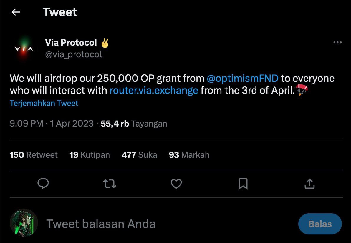 Daily airdrops (PARVAZ) tweet media