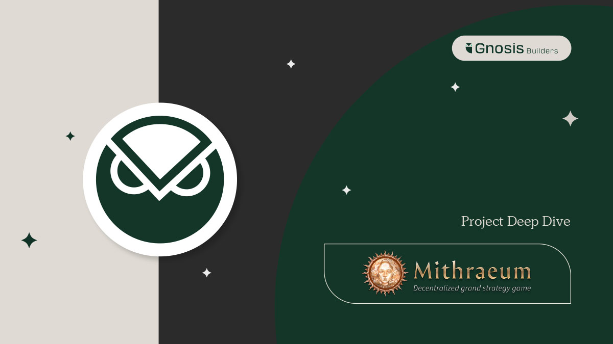 qianbaidueth's tweet photo. We’re back with a #ProjectDeepDive to share conversations with teams building on @gnosischain.

🕹✨@MithraeumIO ✨🕹

An on-chain strategy game designed to simulate real-world economic, political, and social processes. What? How? 🤔

👇👇👇
https://t.co/WEsTQLrx3s https://t.co/tMu7aFczjO
