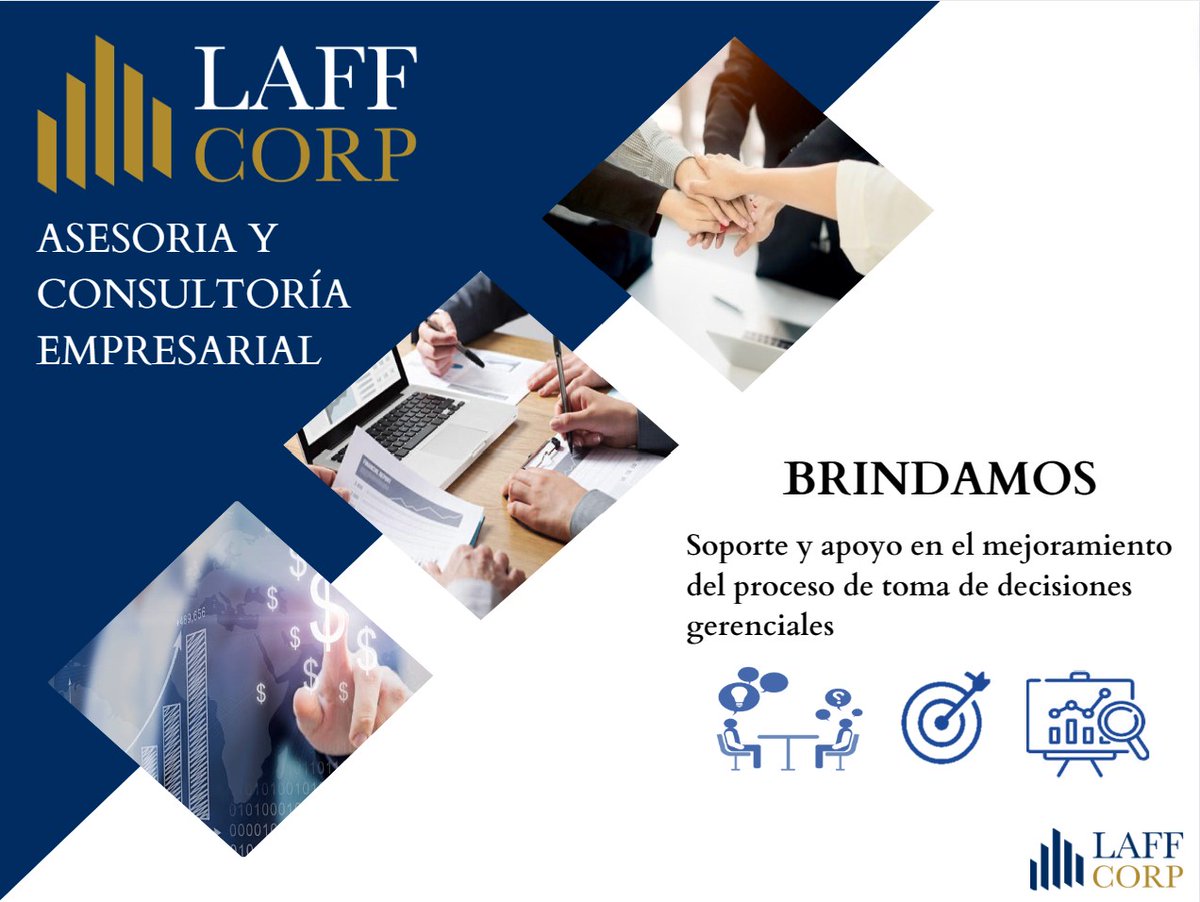 laffcorp's tweet photo. En LAFFCORP estamos para ayudarte a conseguir tus objetivos financieros #consultoriafinanciera, #consultoriaempresarial, #finanzas, #estructurafinanciera, #PlandeRecuperacion, #planestrategico https://t.co/Mmdh8zA0R1
