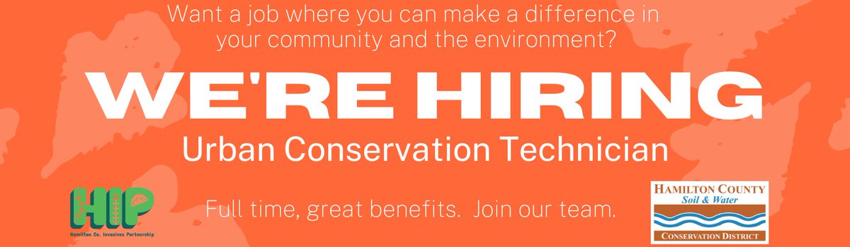 HamiltonSWCD's tweet image. Looking for a job where you can be outside, help people, &amp;amp; make a difference in the environment? We’re looking for a creative and passionate environmental steward to join our team as Urban Conservation Technician.

Learn more and apply here: hamiltonswcd.org/jobs--internsh…