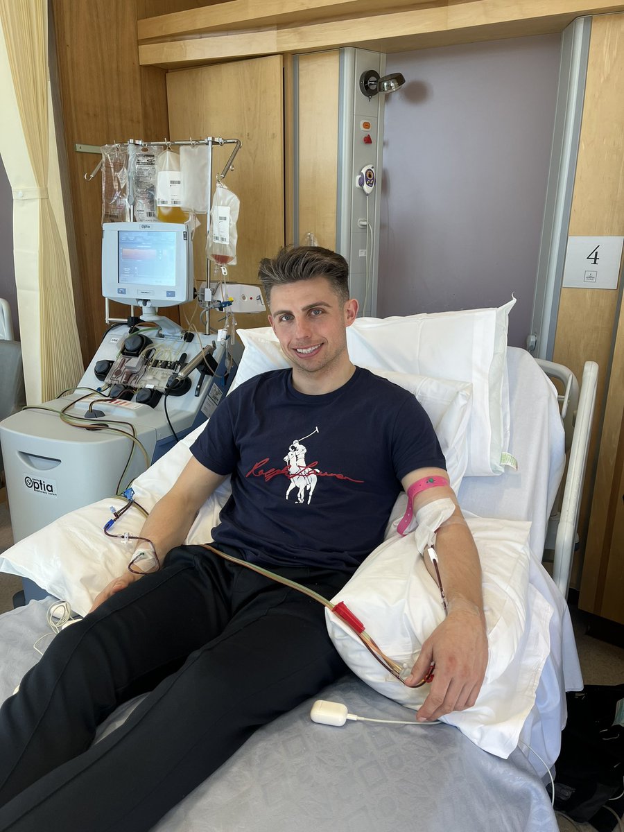 LiamFoster93's tweet photo. Stem Cell Donation completed ✅

Todays the day I completed my @dkms_uk stem cell donation after being matched with someone dying with blood cancer.

I urge you all to join the register! It only takes a quick mouth swab!

https://t.co/H5c5VgNeJY

#dayinthelife #dkmsdonor #dkmsuk https://t.co/8L97capeSd