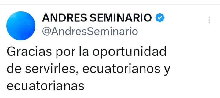 ProntoNoticias_'s tweet photo. #ATENCIÓN 📌
Otra baja en el Gobierno de @LassoGuillermo. 
El secretario de Comunicación, Andrés Seminario, renunció a su cargo.
Su dimisión ocurre luego de las declaraciones del primer mandatario, en #Ecuavisa, donde reconoció que la comunicación del régimen está fallando. https://t.co/p5f59KGHaR