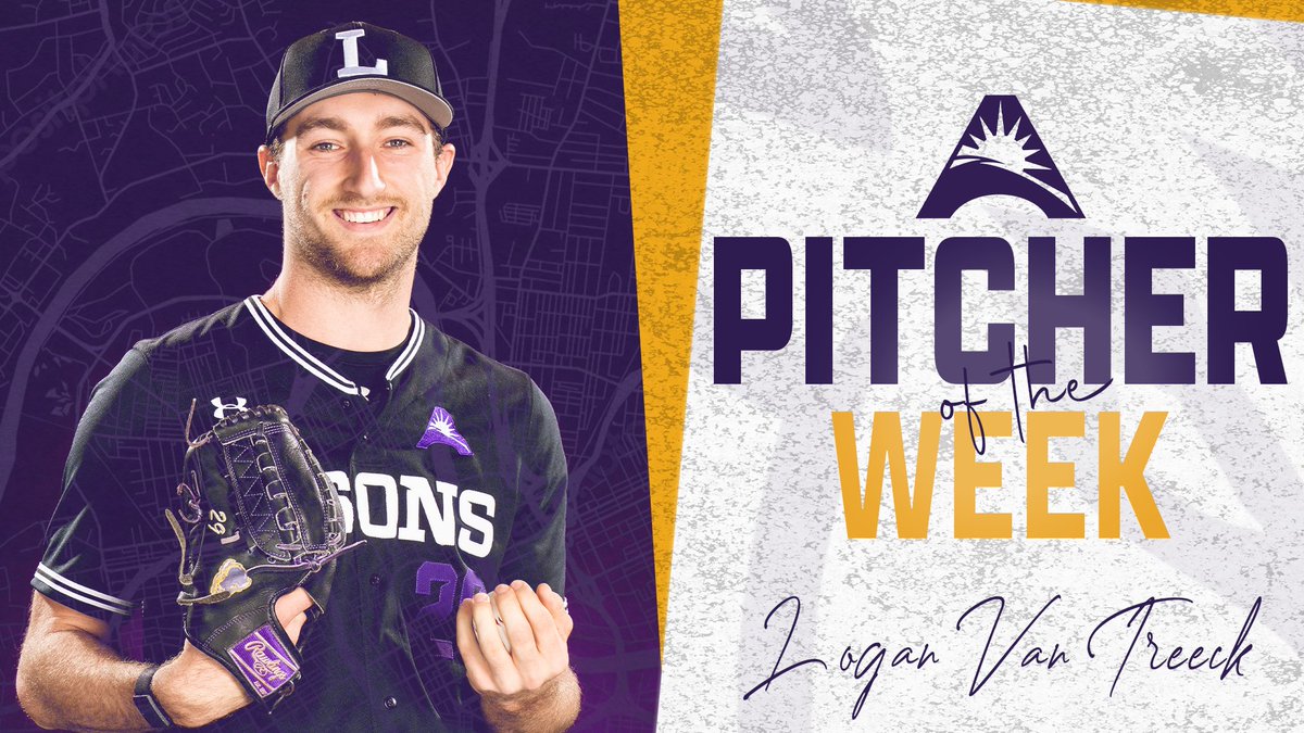 BisonBaseball's tweet photo. BACK-TO-BACK
@loganvantreeck has been named ASUN Pitcher of the Week! π
#IntoTheStorm βοΈ| #HornsUp π€ https://t.co/1onYMDQTl4