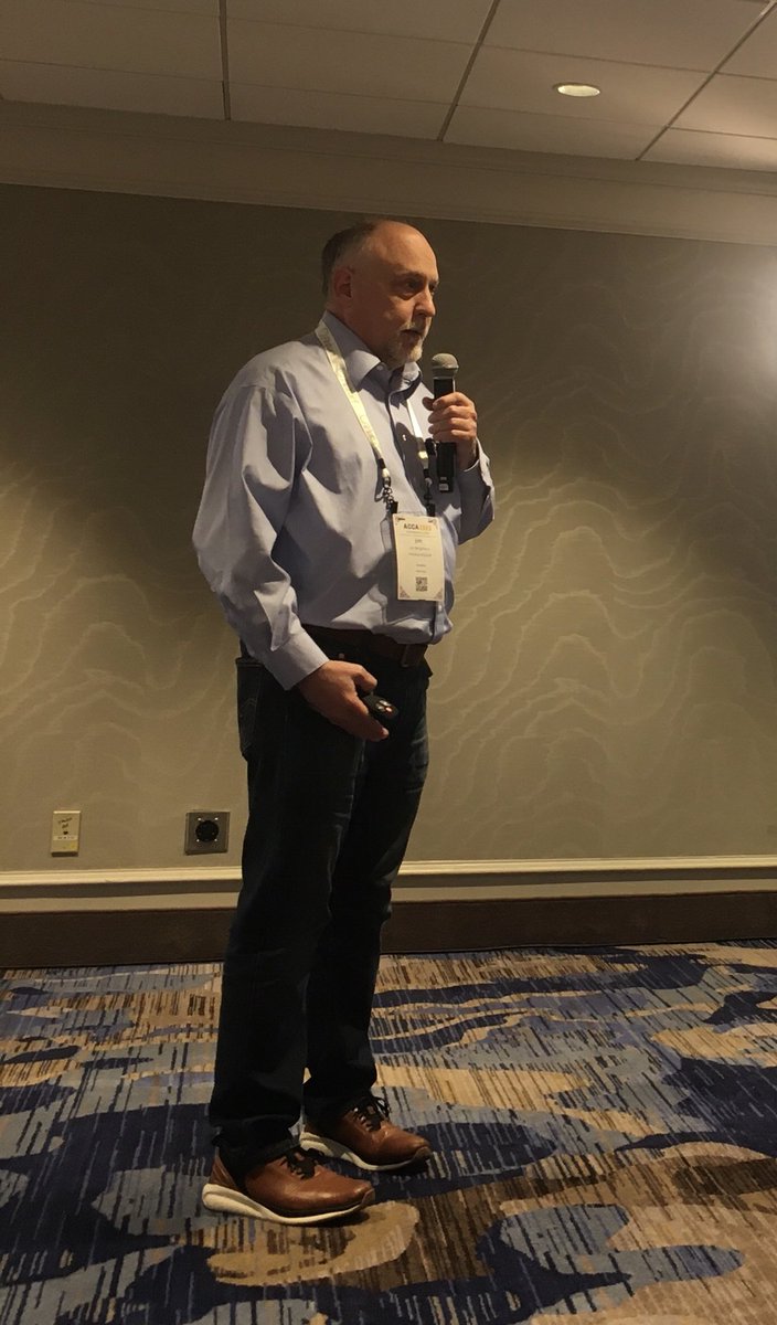 ContractingBiz's tweet image. Jim Bergmann at #acca2023-Established HVAC standards determine job outcomes.