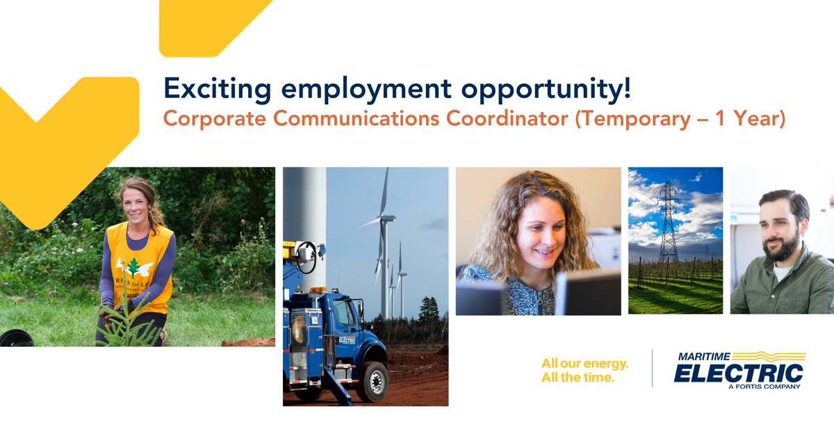 MECLPEI's tweet photo. Job Opportunity: Apply today to join our team as a Corporate Communications Coordinator (Temporary – 1 Year)! Learn more and apply online at https://t.co/cDOWgcH0OW

Closing date for applications: April 17, 2023 https://t.co/pkkjF6RHvH