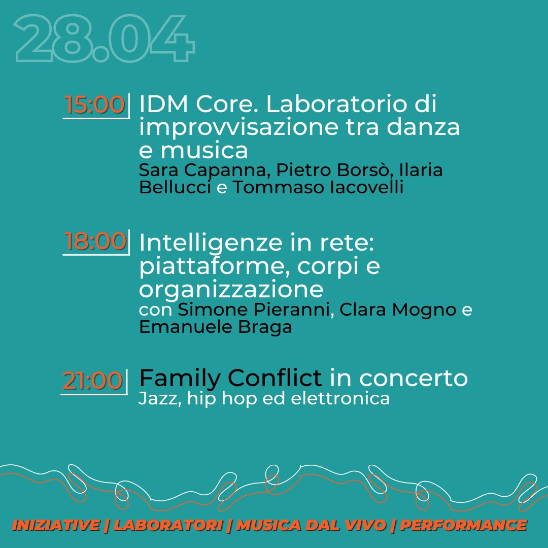 exploitpisa's tweet image. 💥 Cospirare. 10 anni di occupazione di Exploit. 💥

Non era previsto che sopravvivessimo. Eppure, continuiamo a cospirare: voce del verbo collettivo “respirare insieme”. Fino a che ce ne sarà!

👇👇 Link al programma completo sul sito: 👇👇 exploitpisa.org/cospirare-10-a…