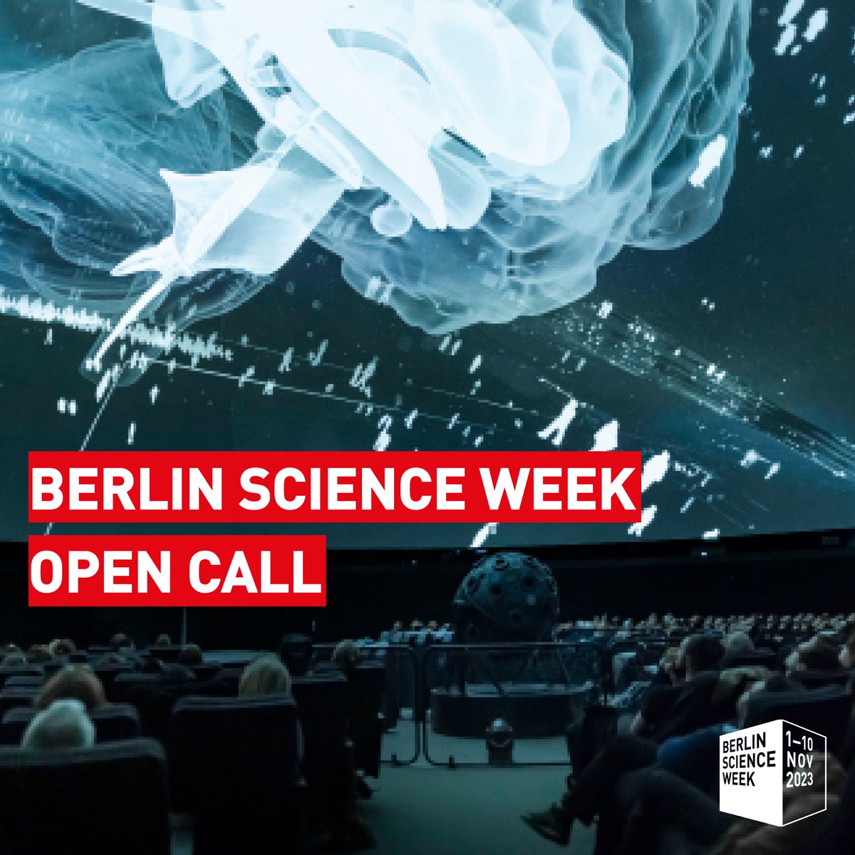 As of today, we have officially opened our CALL FOR PARTICIPATION for the 2023 edition of Berlin Science Week. Get in touch and let’s discuss your ideas! Join us between 1–10 November for ten days packed with science, dialogue, exchange, and innovation.